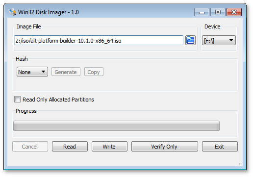 Win32 Disk Imager